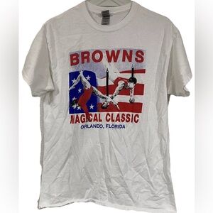 Browns Magical Classic Gymnast International Gymnastics Camp Shirt Size Medium